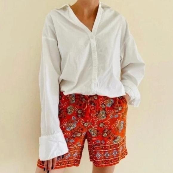 J.Jill Floral Shorts Size Medium Petite - Picture 1 of 9